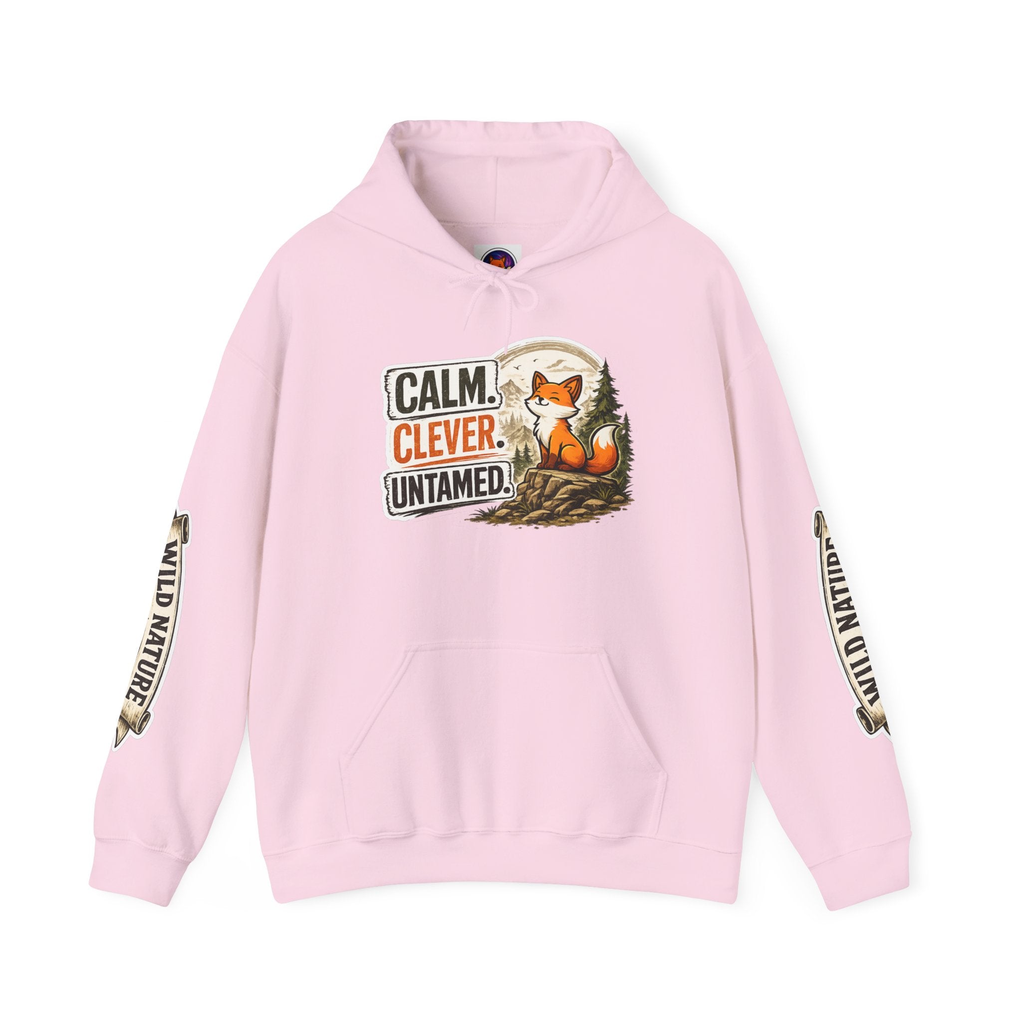 Calm Clever Untamed/Heavy Blend™ Hooded Sweatshirt