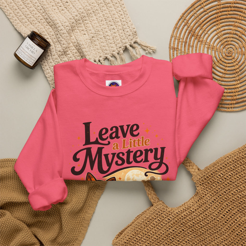 Leave A Little Mystery/Heavy Blend™ Crewneck Sweatshirt