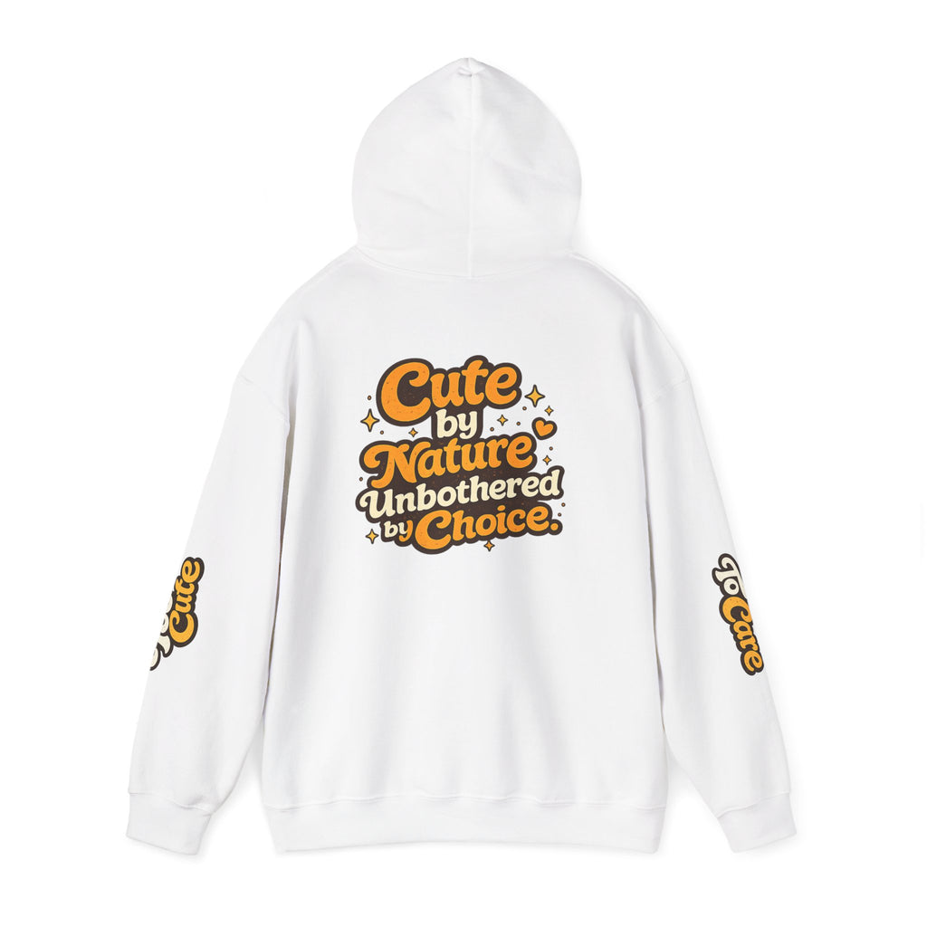 Too Cute To Care/Heavy Blend™ Hooded Sweatshirt