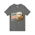 Calm Clever Untamed/Jersey Short Sleeve V-Neck Tee