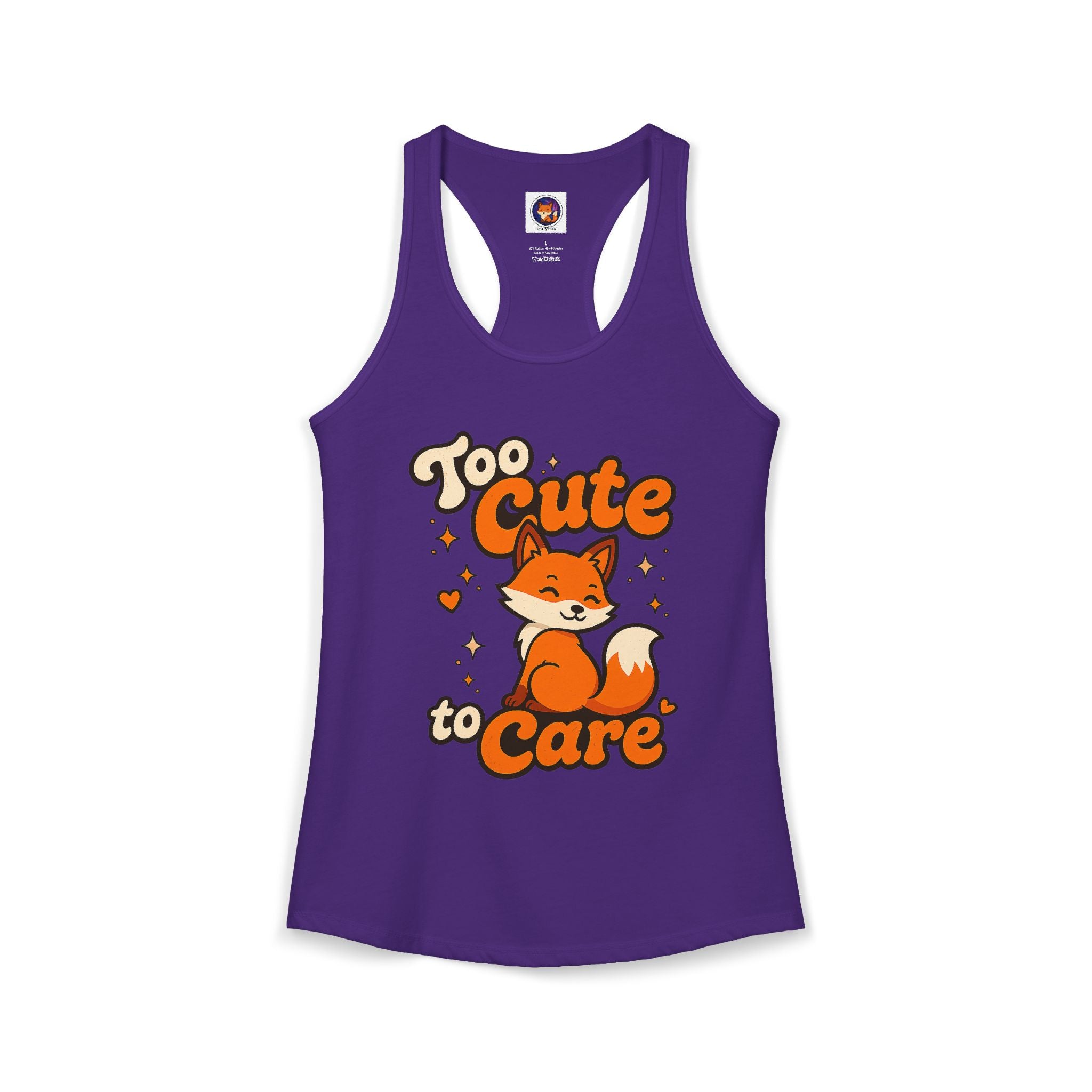 Too Cute To Care/Ideal Racerback Tank