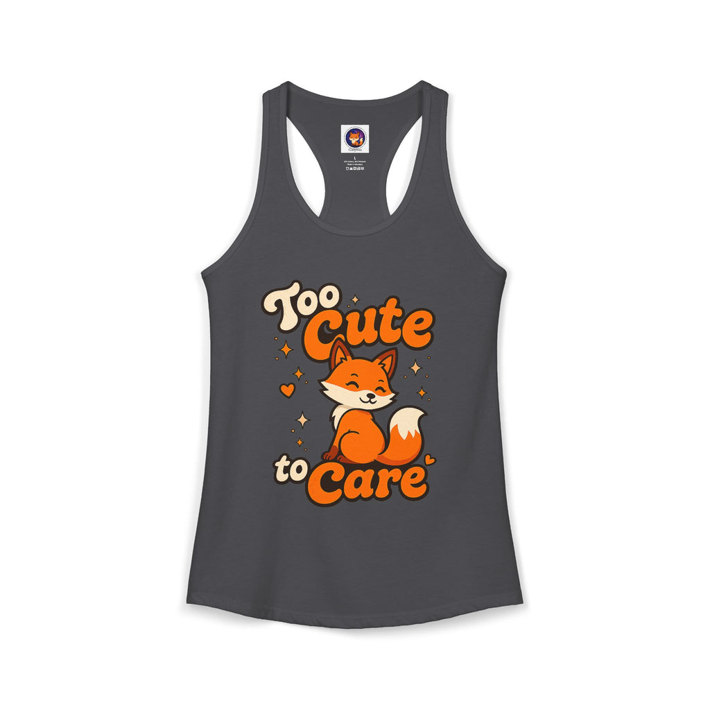 Too Cute Too Care/Ideal Racerback Tank