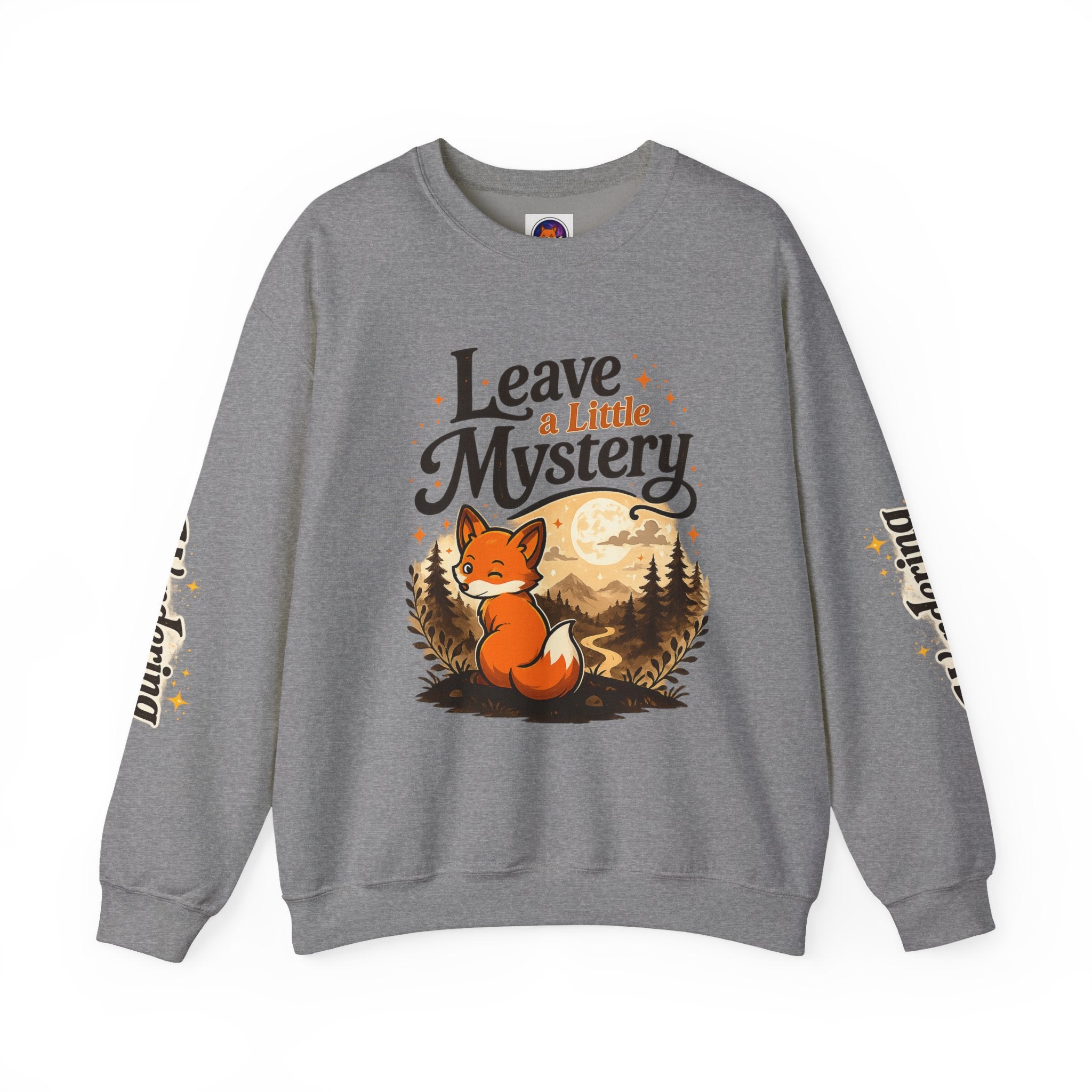 Leave A Little Mystery/Heavy Blend™ Crewneck Sweatshirt