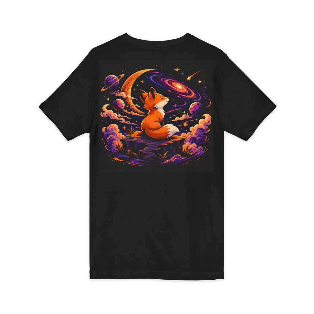 Cosmic Trouble/Jersey Short Sleeve V-Neck Tee