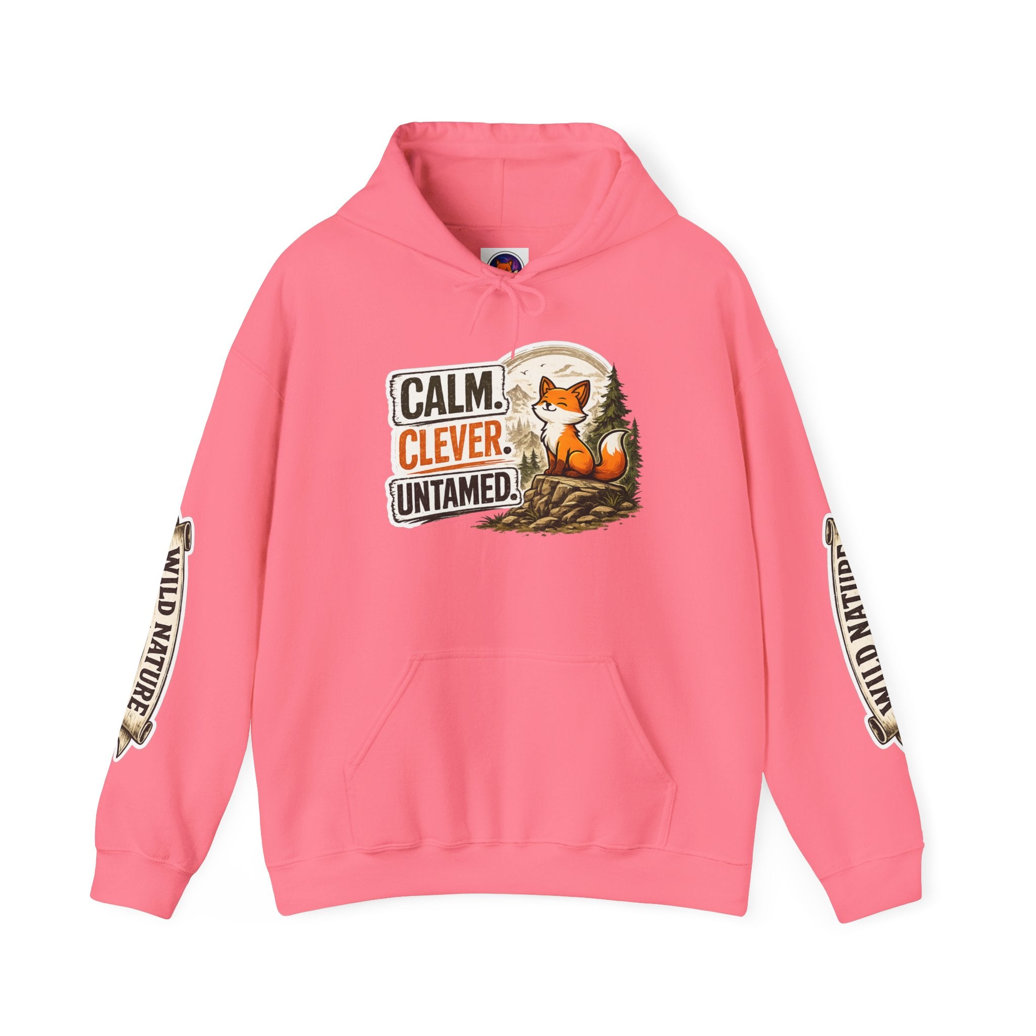 Calm Clever Untamed/Heavy Blend™ Hooded Sweatshirt