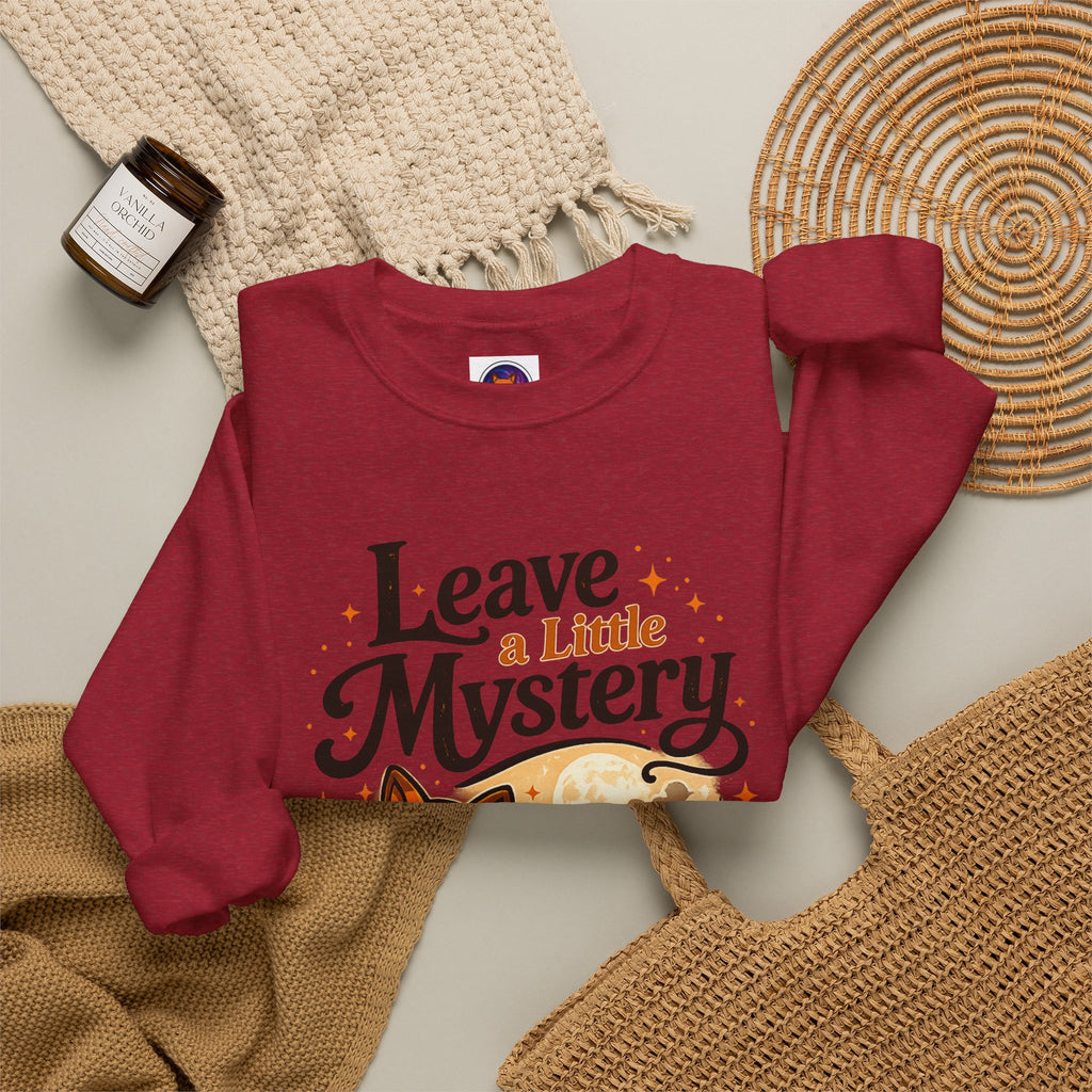 Leave A Little Mystery/Heavy Blend™ Crewneck Sweatshirt