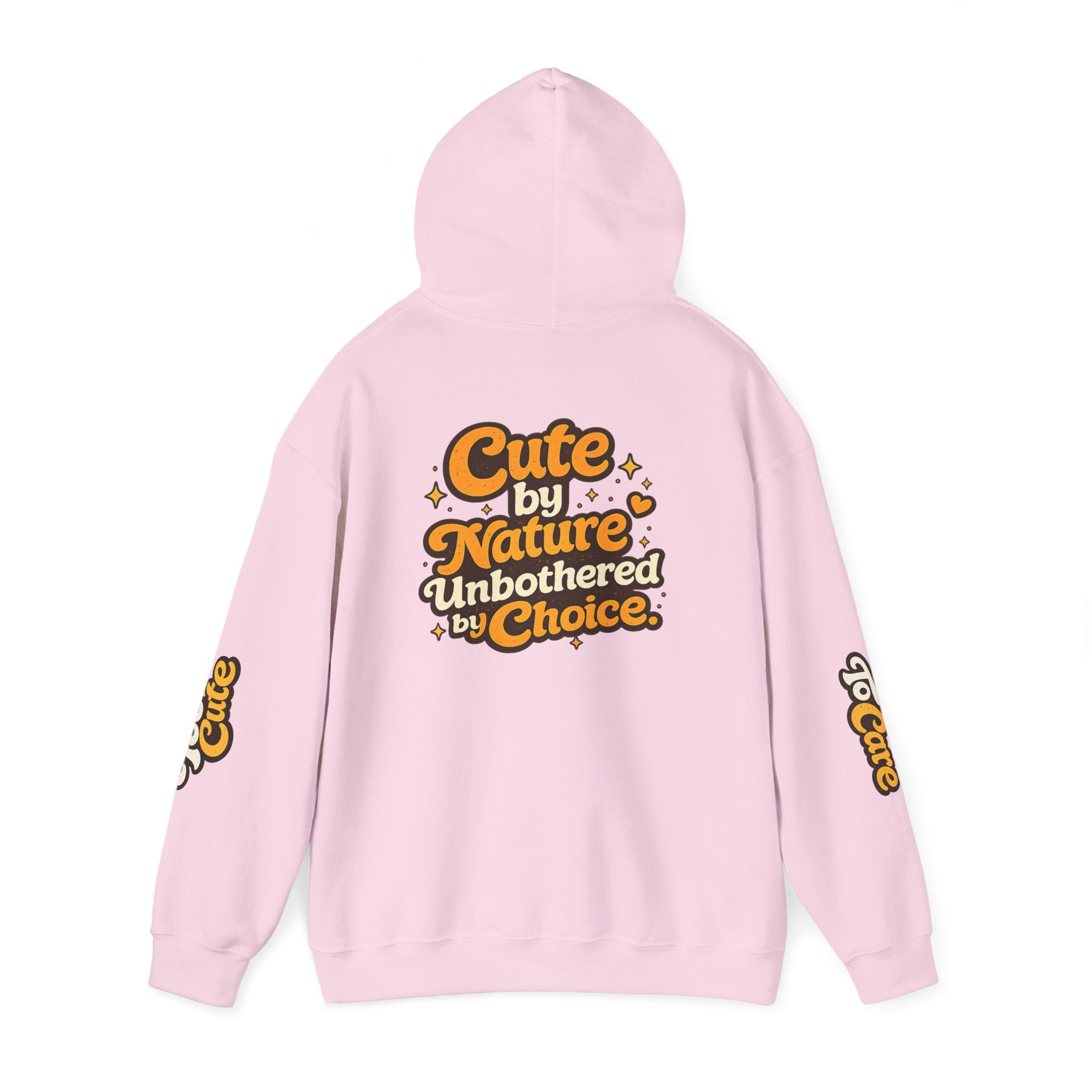 Too Cute To Care/Heavy Blend™ Hooded Sweatshirt