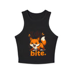 I Do Bite/Micro Rib Racer Tank Top