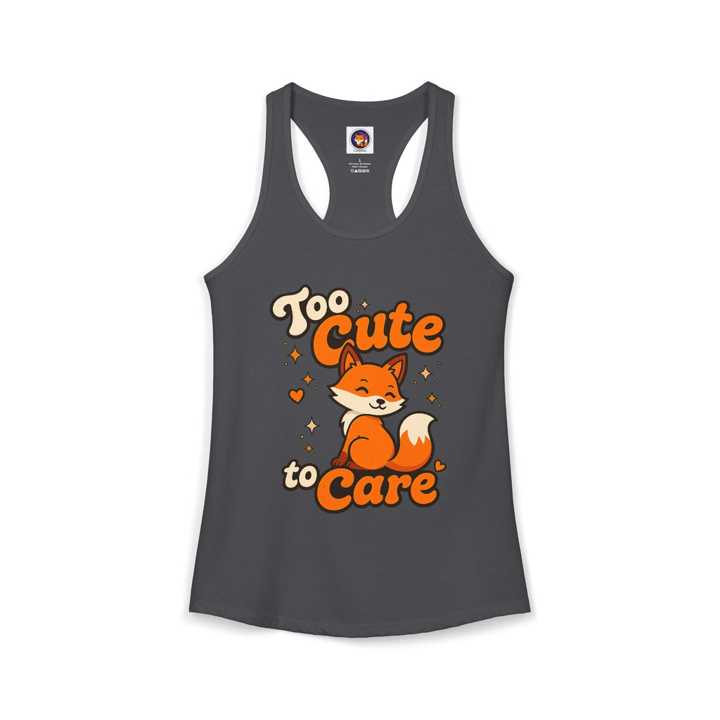 Too Cute To Care/Ideal Racerback Tank