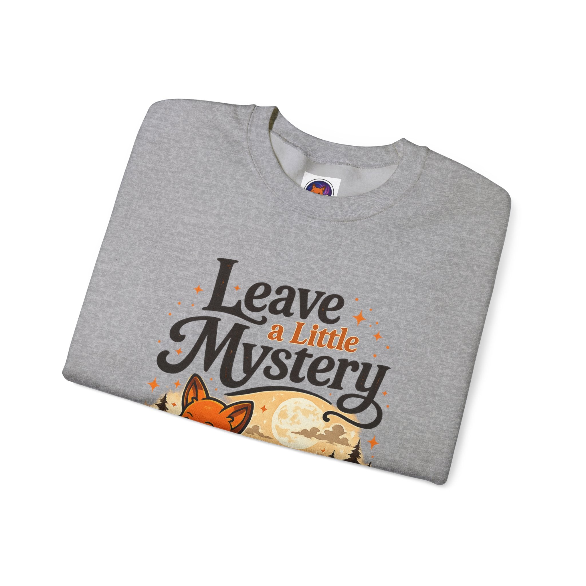 Leave A Little Mystery/Heavy Blend™ Crewneck Sweatshirt