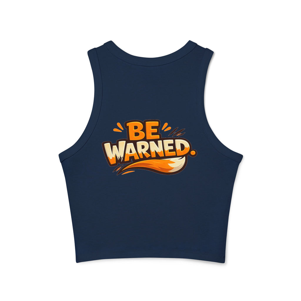 I Do Bite/Micro Rib Racer Tank Top