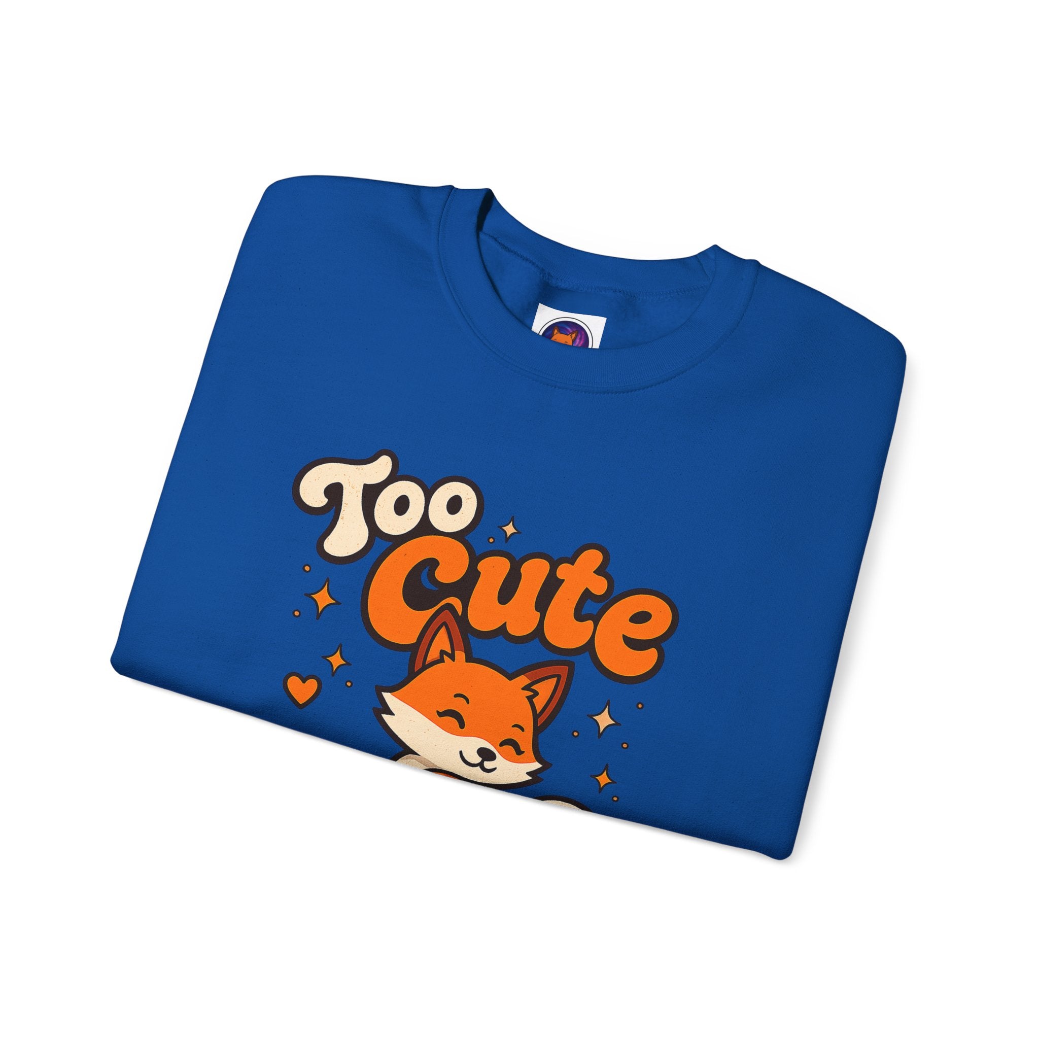 Too Cute To Care/Heavy Blend™ Crewneck Sweatshirt