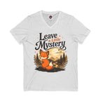 Leave A Little Mystery/Jersey Short Sleeve V-Neck Tee
