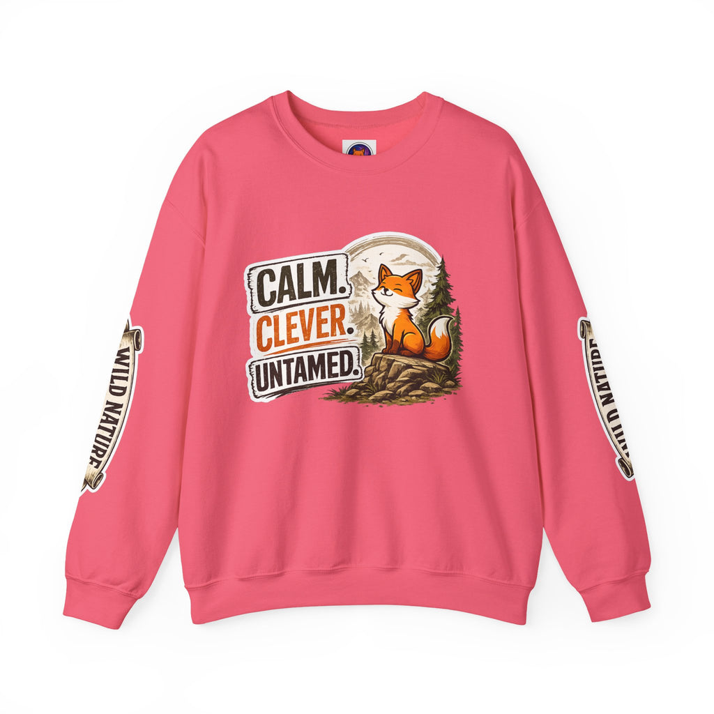 Calm Clever Untamed/Heavy Blend™ Crewneck Sweatshirt