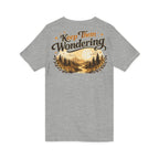 Leave A Little Mystery/Jersey Short Sleeve V-Neck Tee