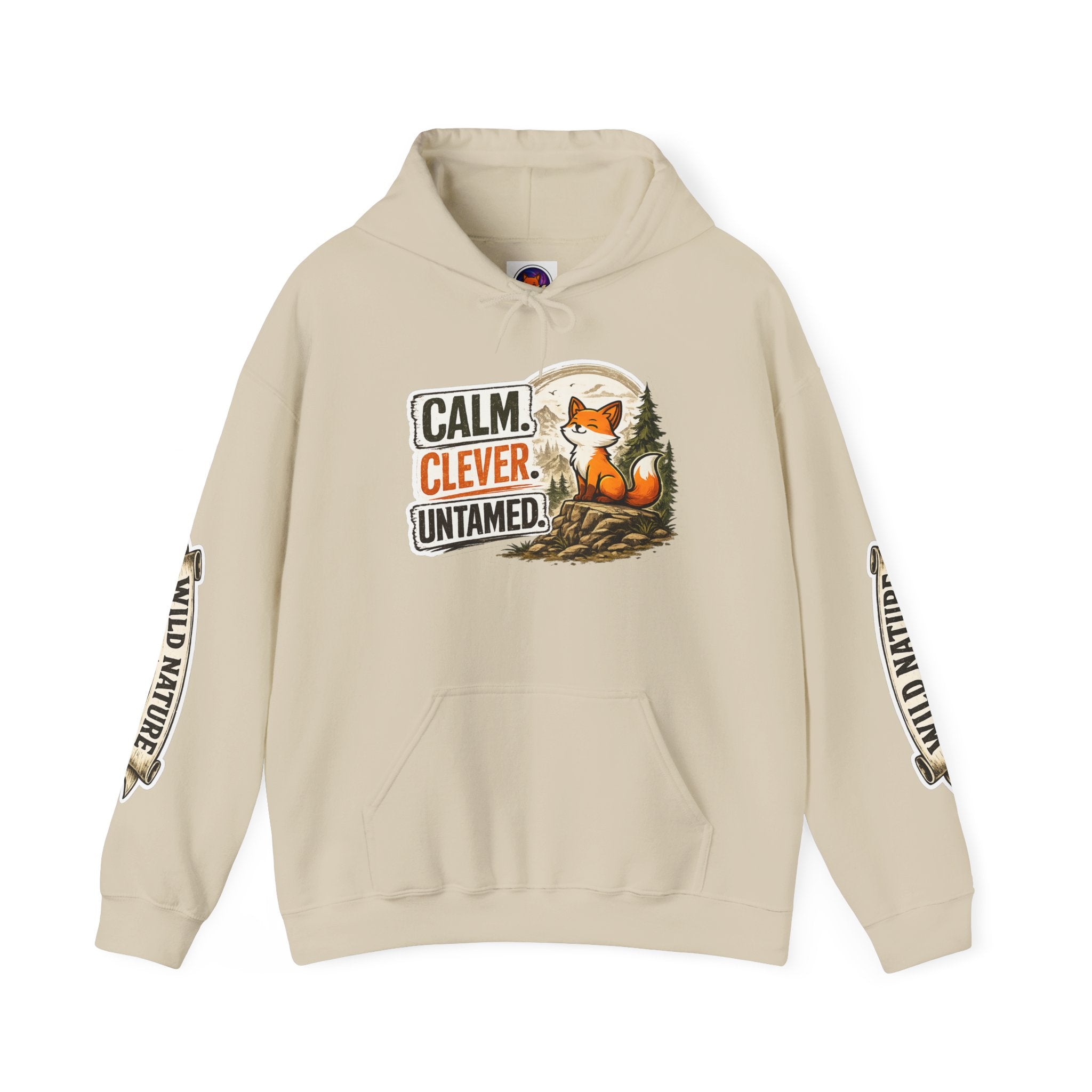 Calm Clever Untamed/Heavy Blend™ Hooded Sweatshirt