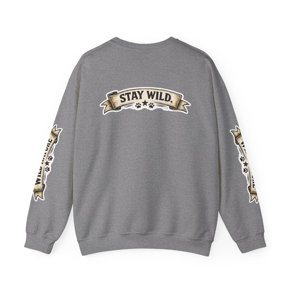 Calm Clever Untamed/Heavy Blend™ Crewneck Sweatshirt