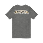 Calm Clever Untamed/Jersey Short Sleeve V-Neck Tee