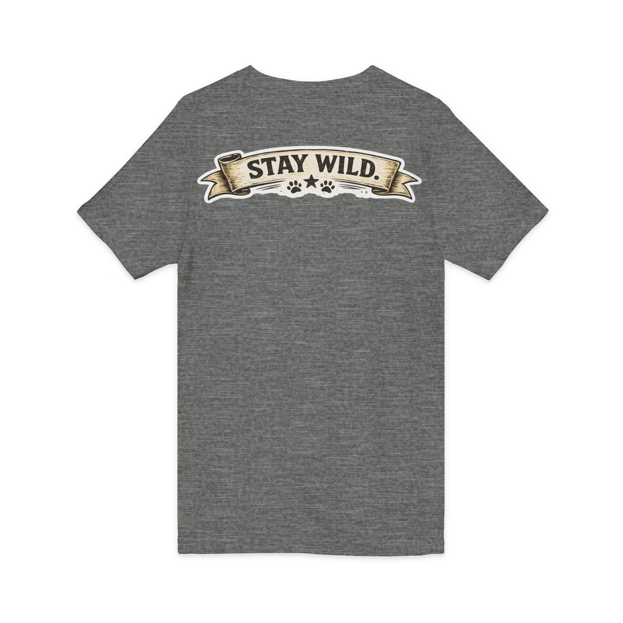 Calm Clever Untamed/Jersey Short Sleeve V-Neck Tee