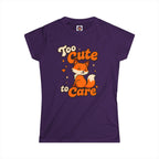 Too Cute To Care/Softstyle Tee