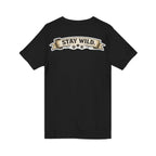 Calm Clever Untamed/Jersey Short Sleeve V-Neck Tee