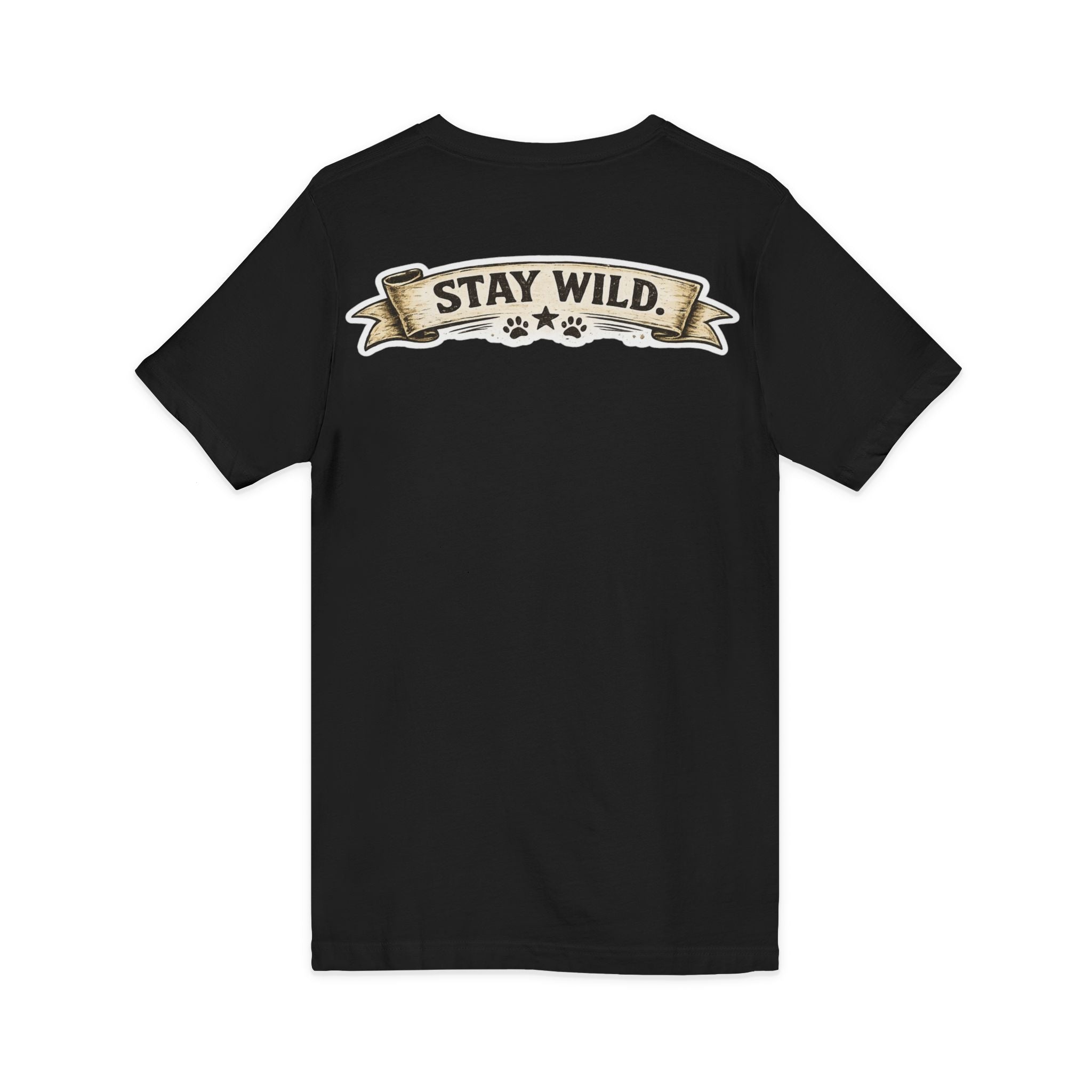 Calm Clever Untamed/Jersey Short Sleeve V-Neck Tee