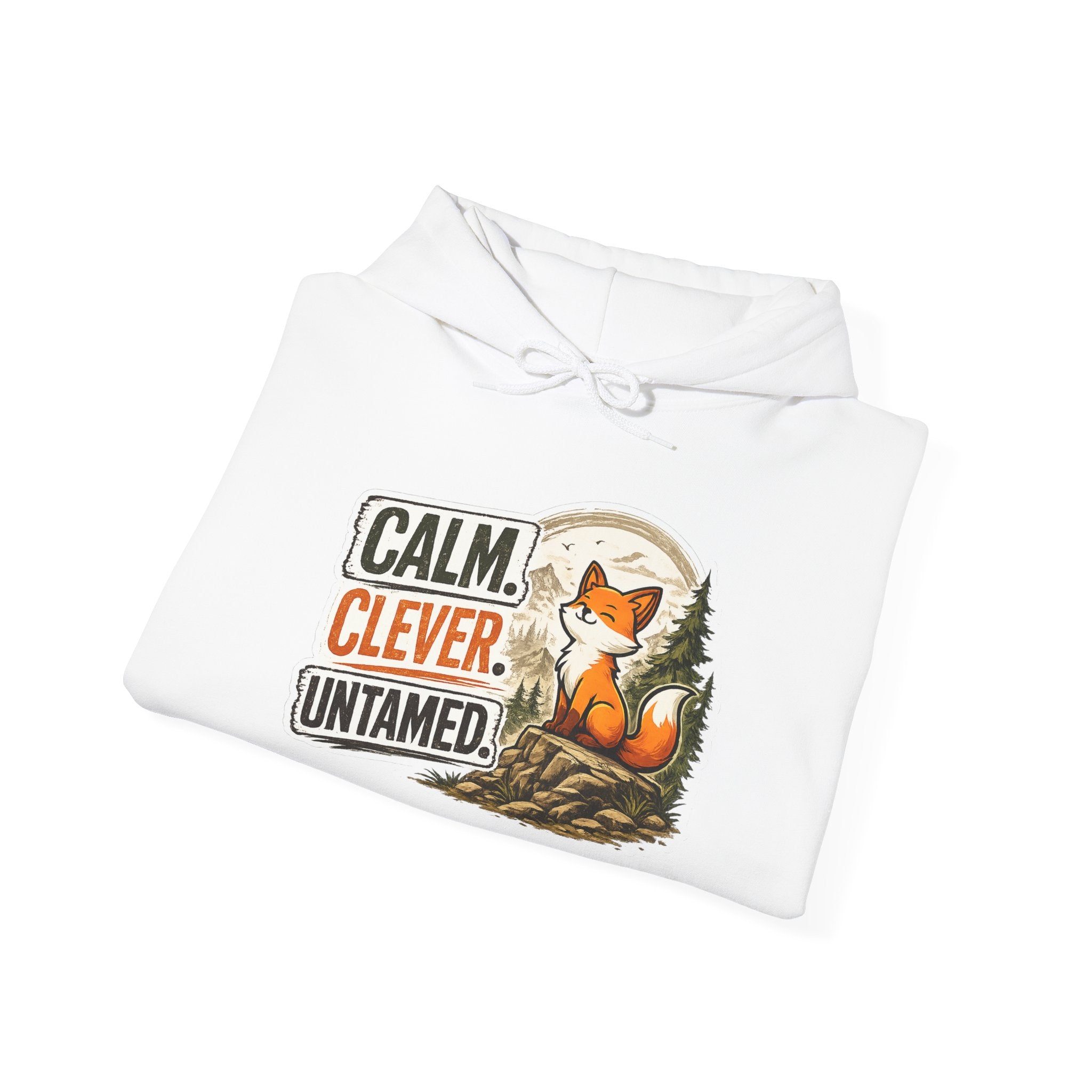 Calm Clever Untamed/Heavy Blend™ Hooded Sweatshirt