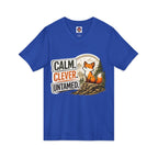 Calm Clever Untamed/Jersey Short Sleeve V-Neck Tee
