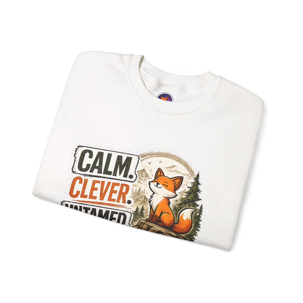 Calm Clever Untamed/Heavy Blend™ Crewneck Sweatshirt