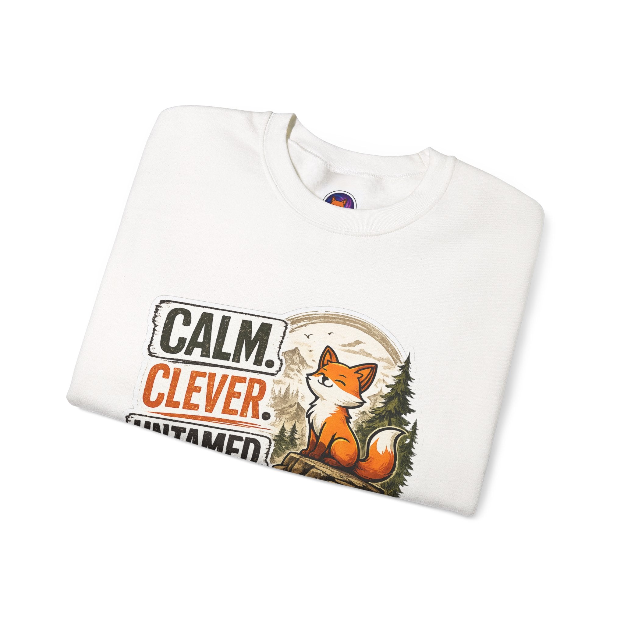 Calm Clever Untamed/Heavy Blend™ Crewneck Sweatshirt