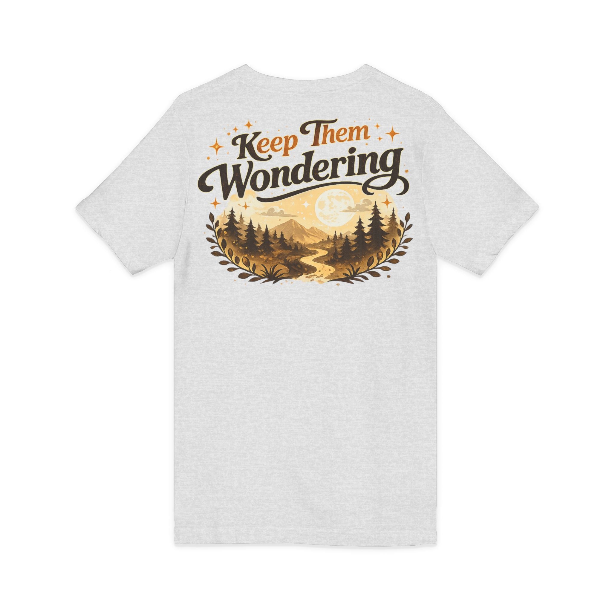 Leave A Little Mystery/Jersey Short Sleeve V-Neck Tee