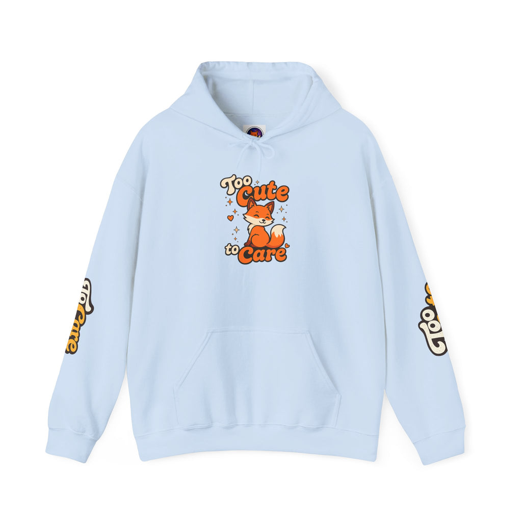Too Cute To Care/Heavy Blend™ Hooded Sweatshirt