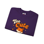 Too Cute To Care/Heavy Blend™ Crewneck Sweatshirt