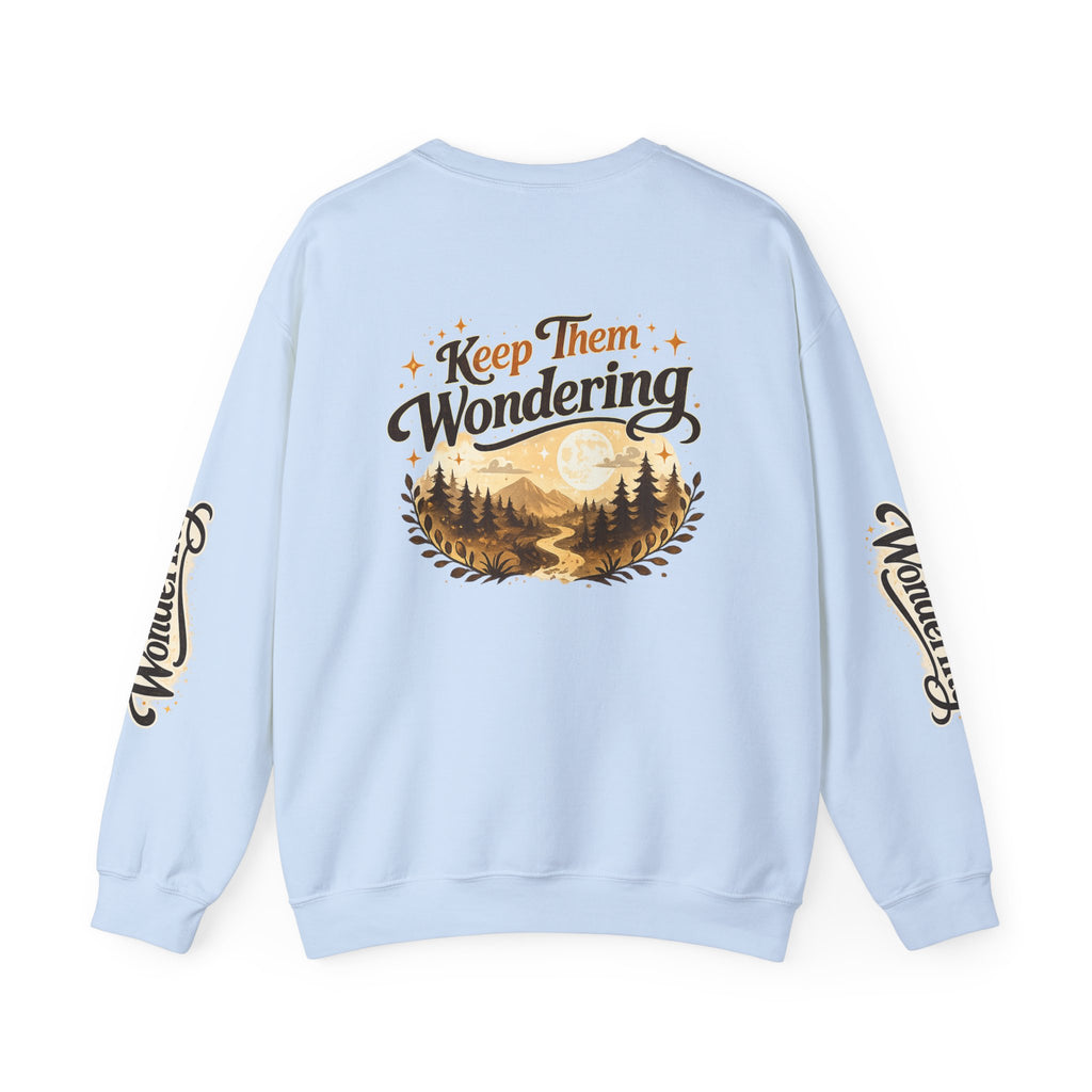 Leave A Little Mystery/Heavy Blend™ Crewneck Sweatshirt
