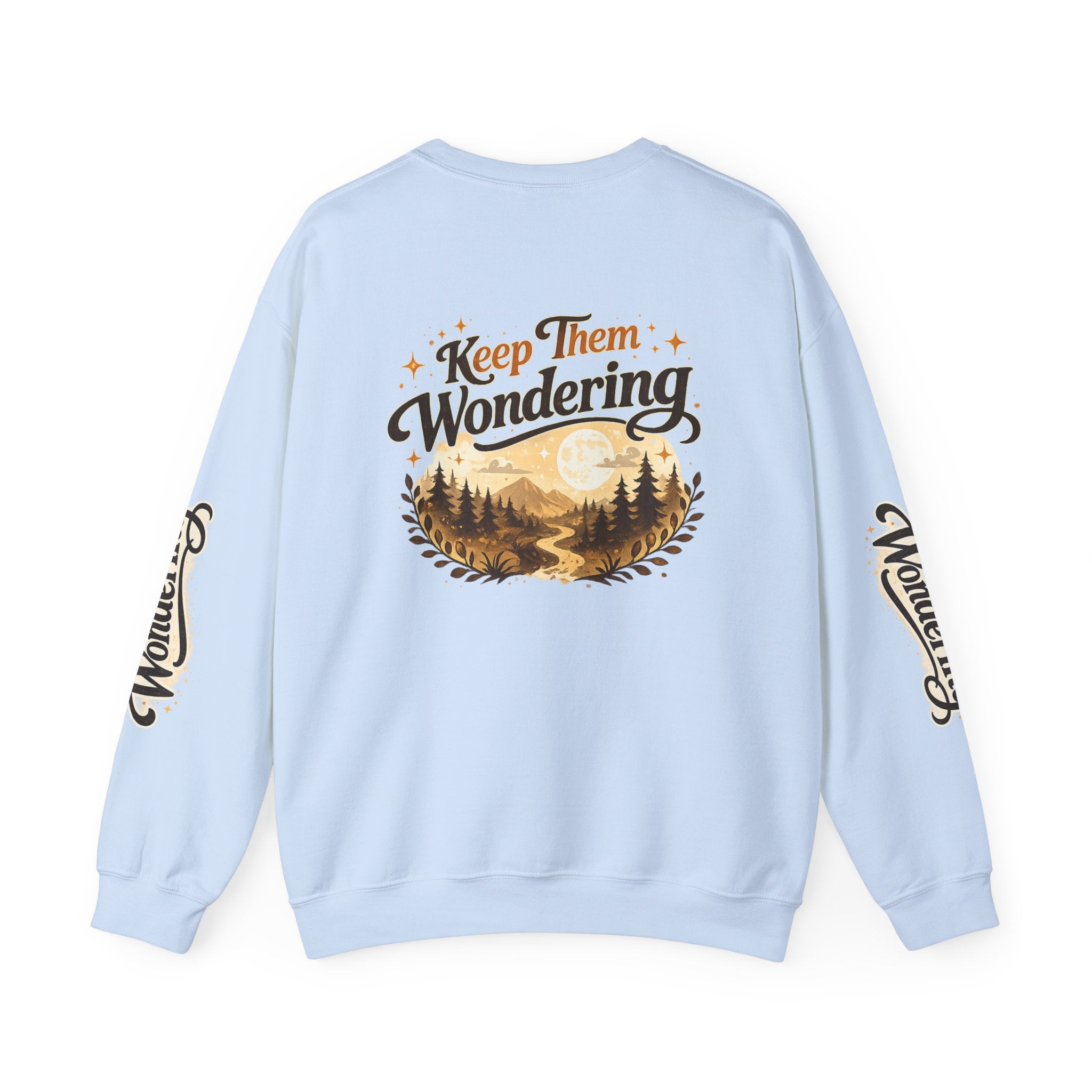 Leave A Little Mystery/Heavy Blend™ Crewneck Sweatshirt