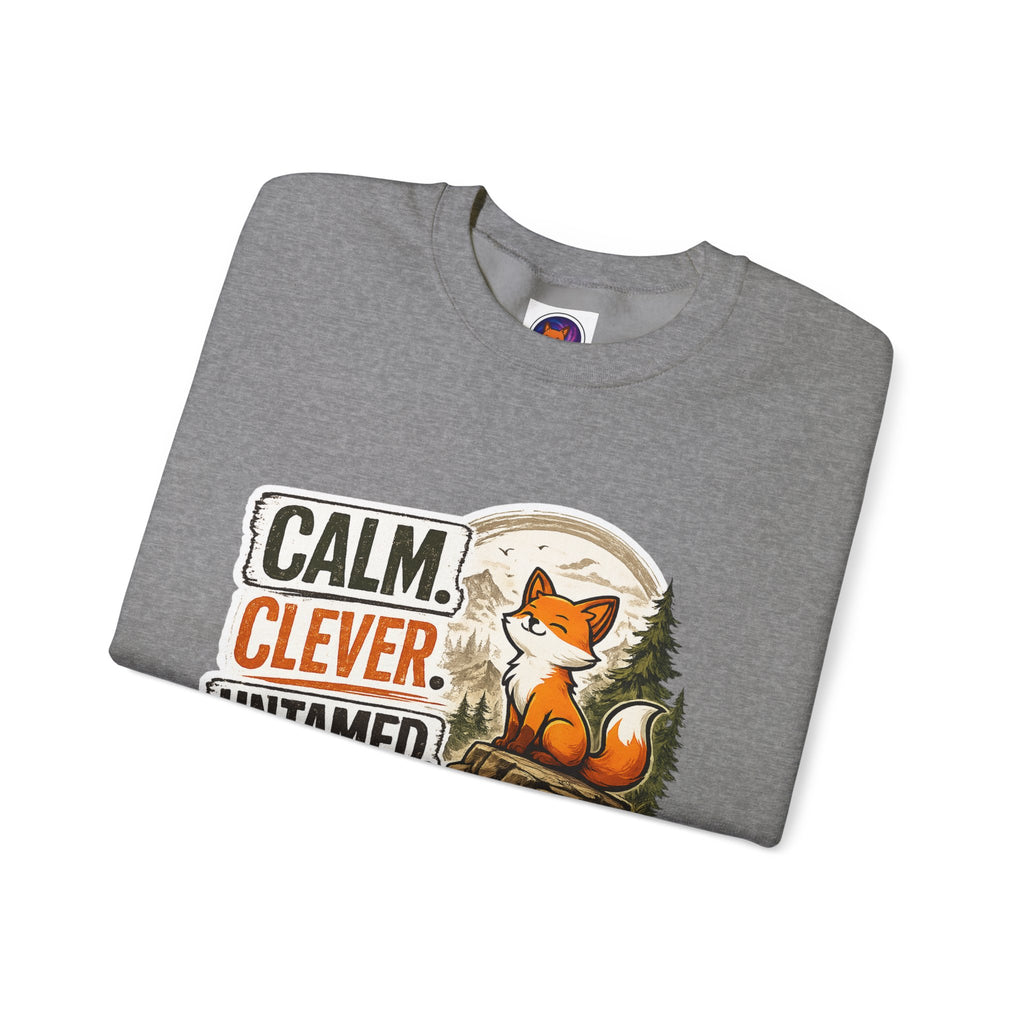 Calm Clever Untamed/Heavy Blend™ Crewneck Sweatshirt