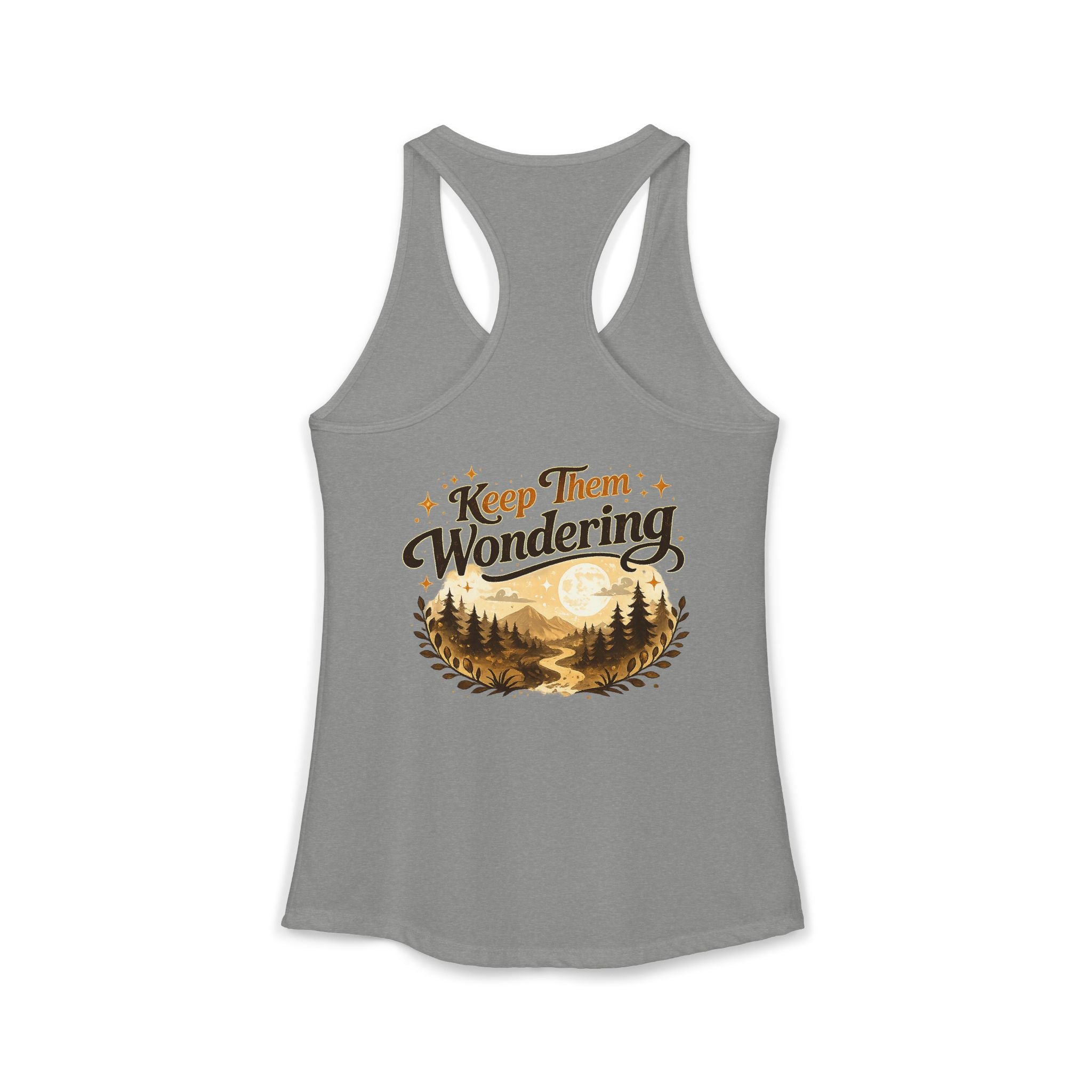 Leave A Little Mystery/Ideal Racerback Tank