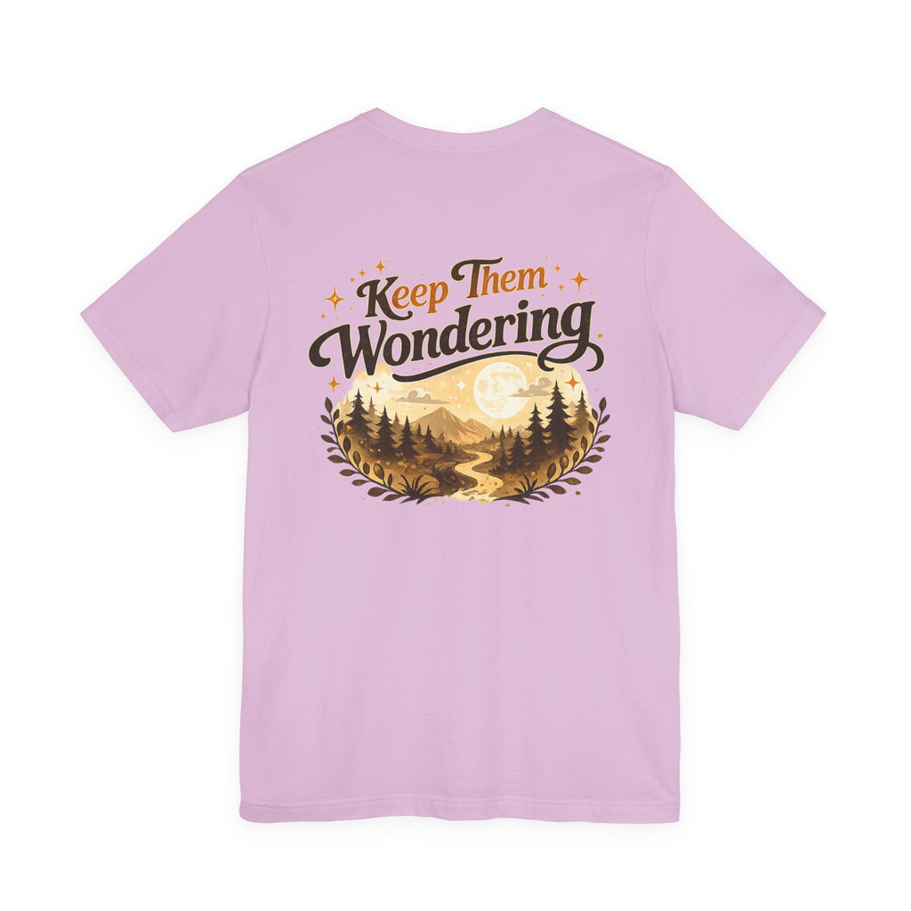 Leave A Little Mystery/Jersey Short Sleeve Tee
