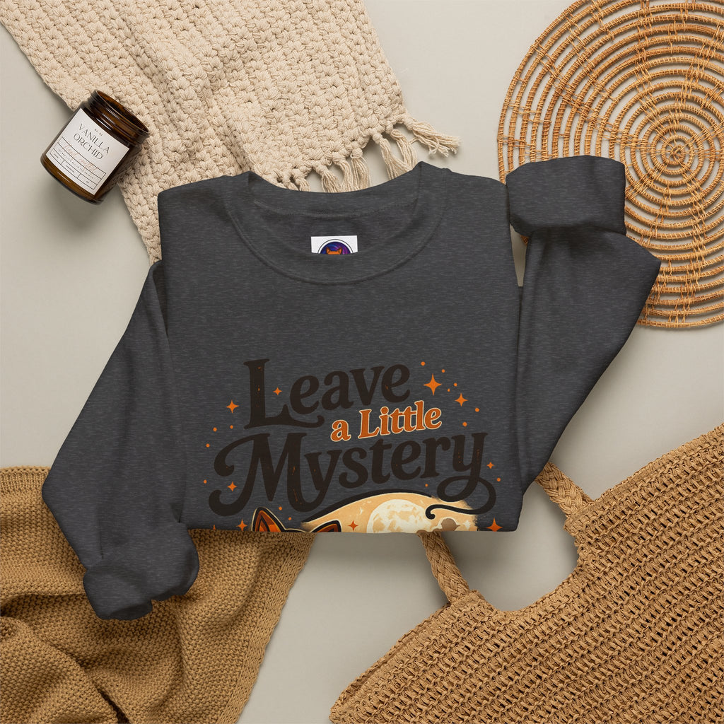 Leave A Little Mystery/Heavy Blend™ Crewneck Sweatshirt