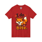 I Do Bite/Jersey Short Sleeve V-Neck Tee