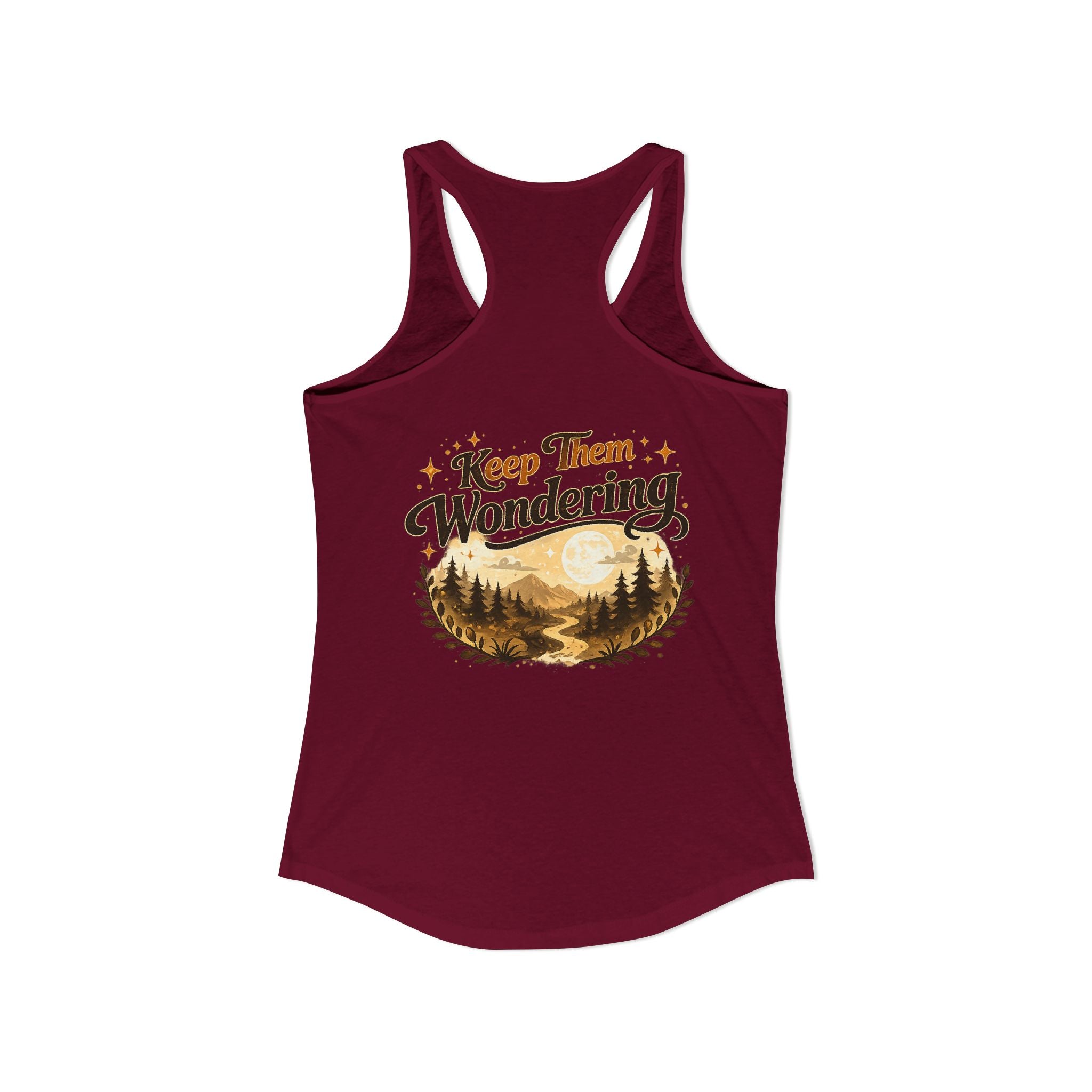 Leave A Little Mystery/Ideal Racerback Tank