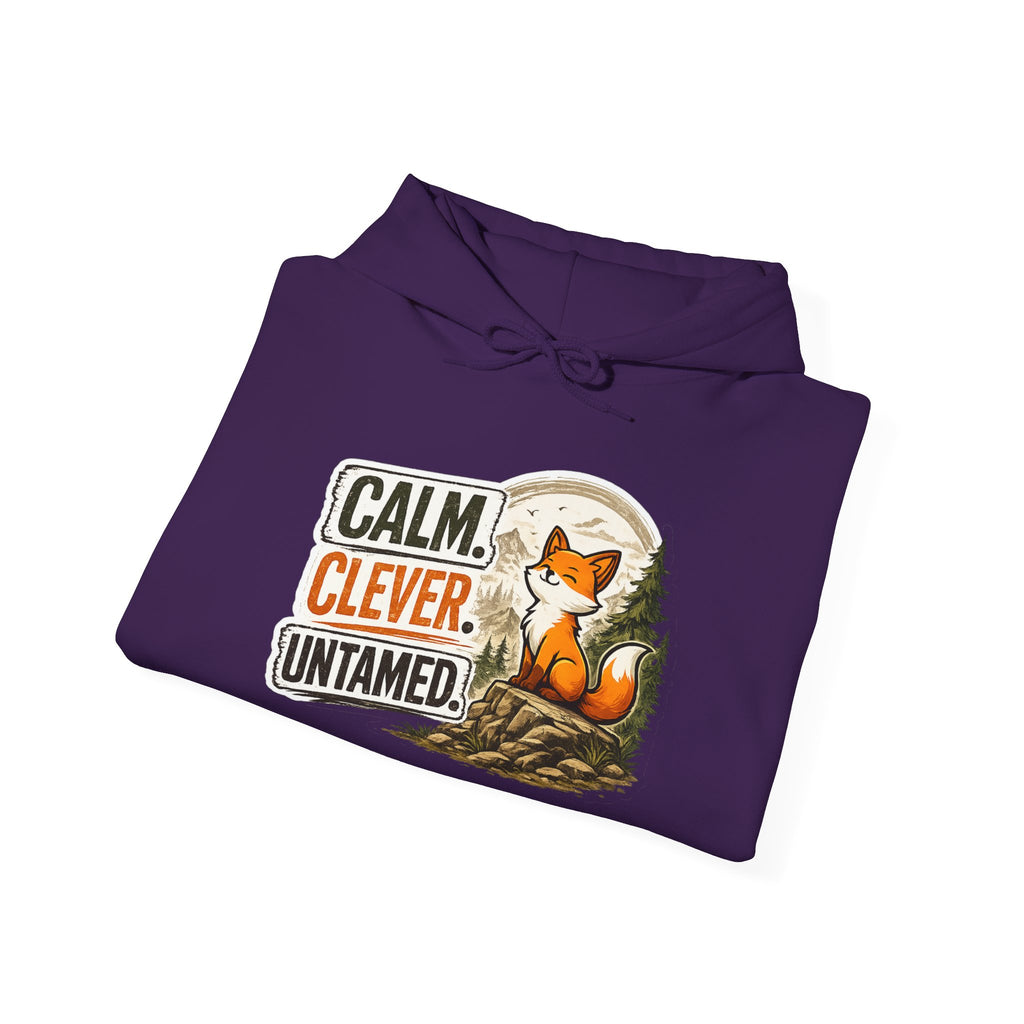 Calm Clever Untamed/Heavy Blend™ Hooded Sweatshirt