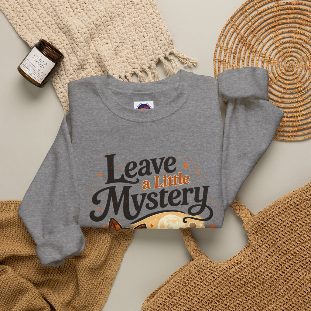 Leave A Little Mystery/Heavy Blend™ Crewneck Sweatshirt