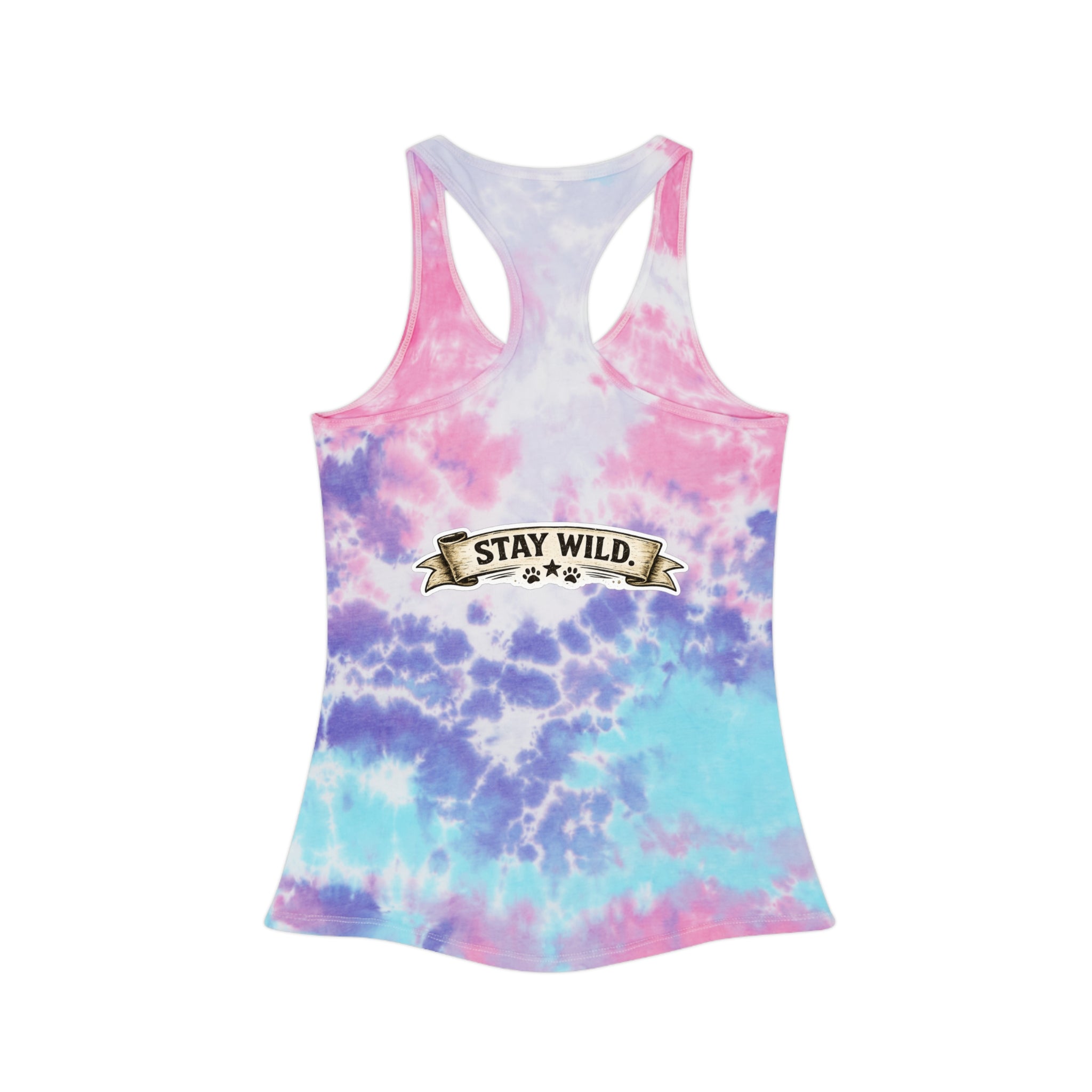 Calm Clever Untamed/Tie Dye Racerback Tank Top