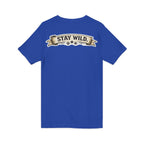 Calm Clever Untamed/Jersey Short Sleeve V-Neck Tee