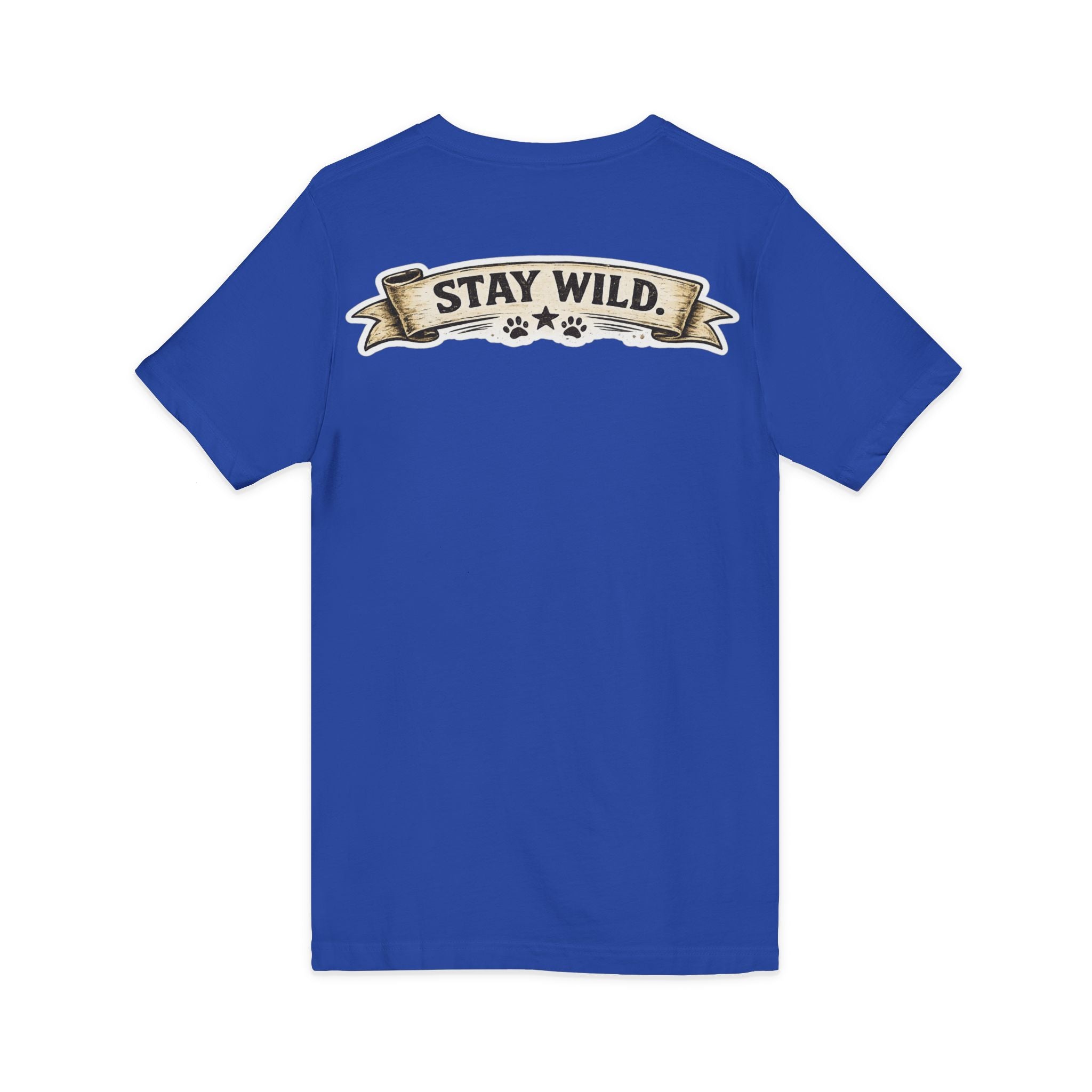 Calm Clever Untamed/Jersey Short Sleeve V-Neck Tee