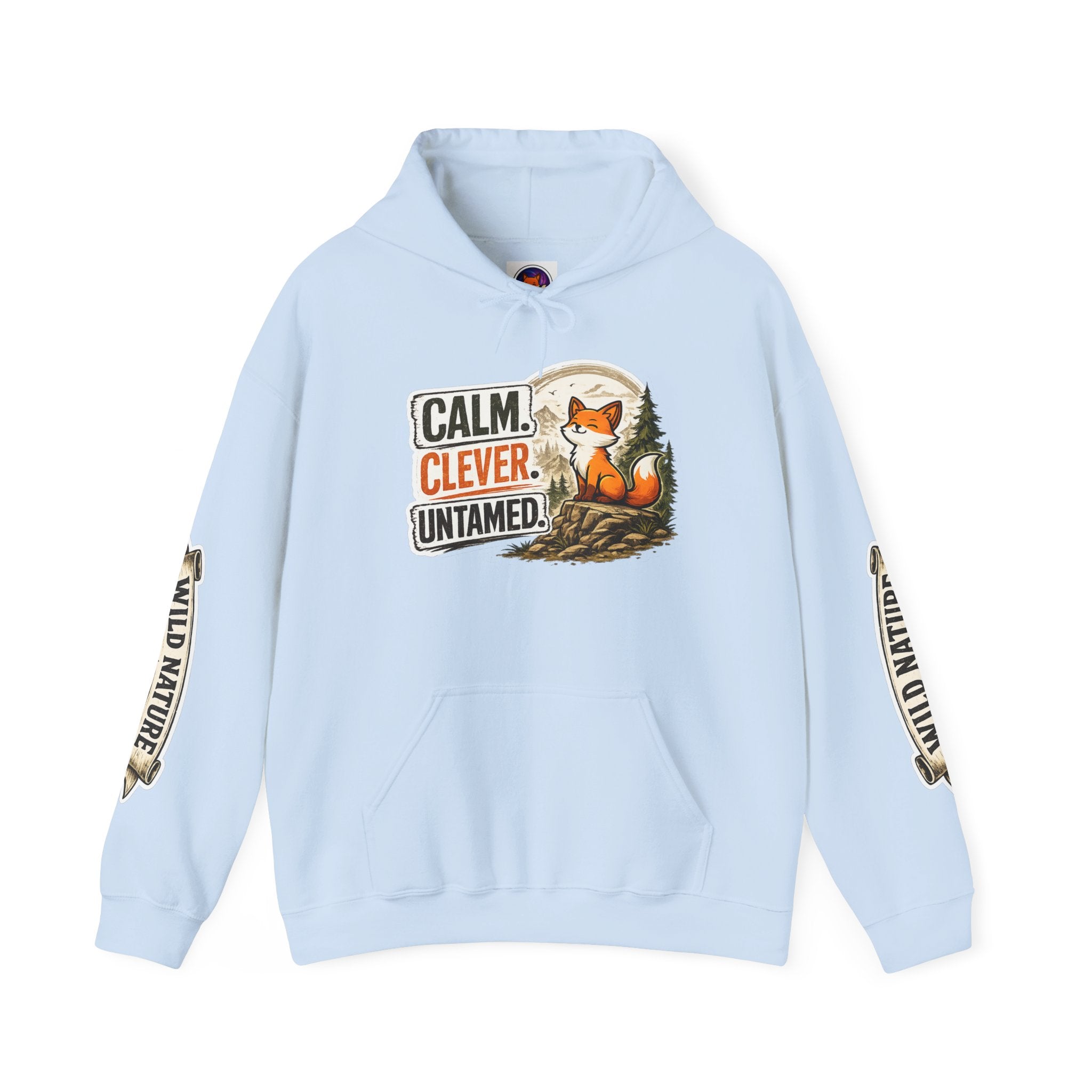 Calm Clever Untamed/Heavy Blend™ Hooded Sweatshirt