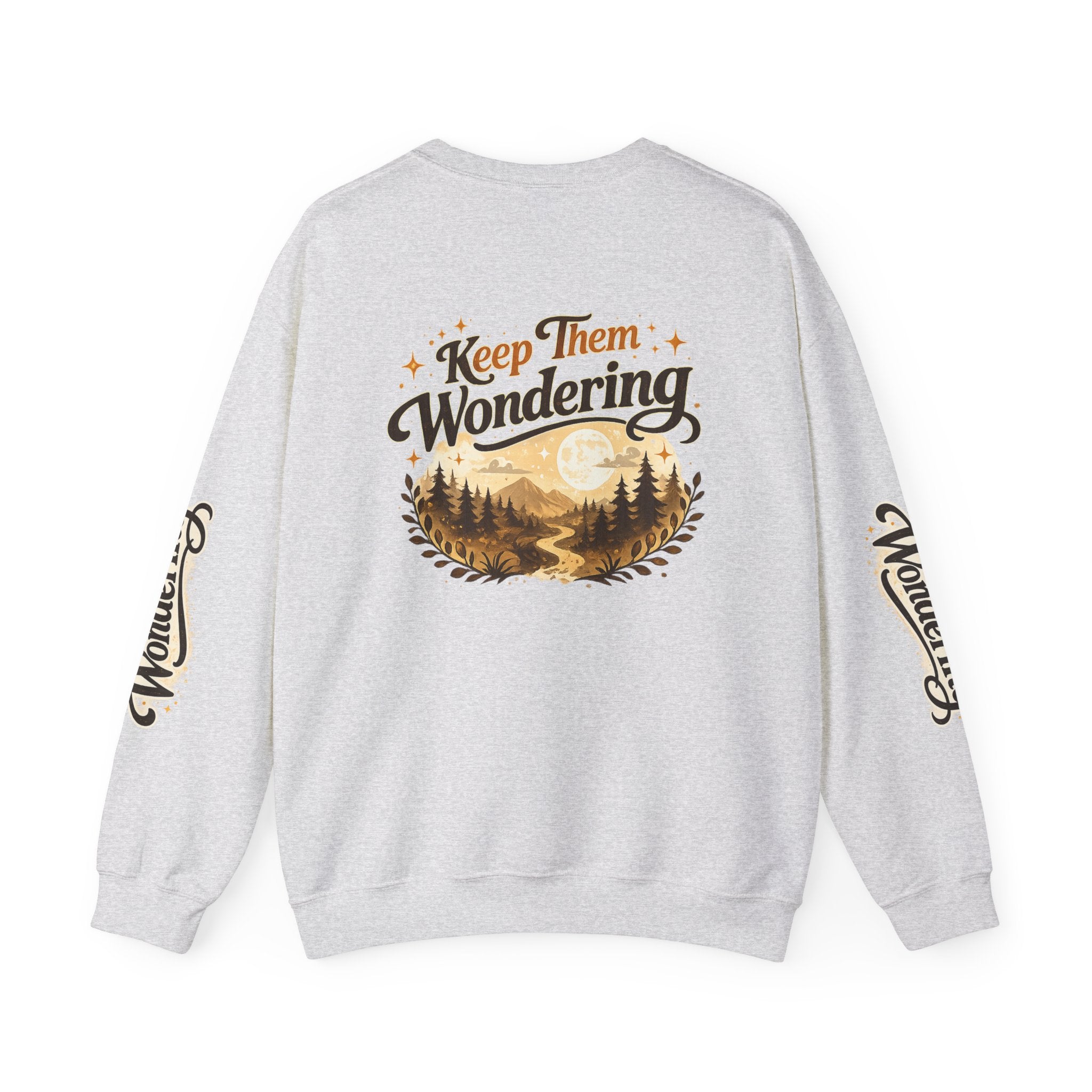 Leave A Little Mystery/Heavy Blend™ Crewneck Sweatshirt