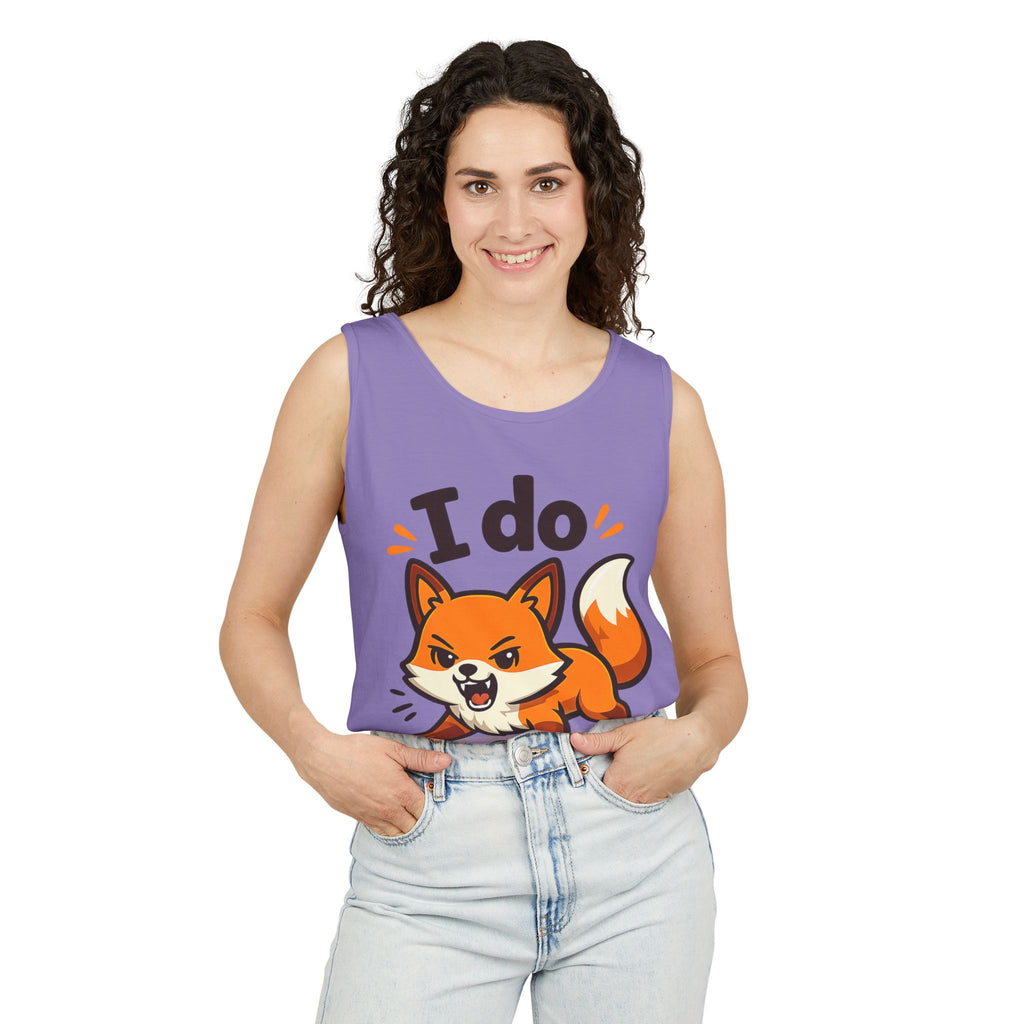 I Do Bite/Garment-Dyed Tank Top