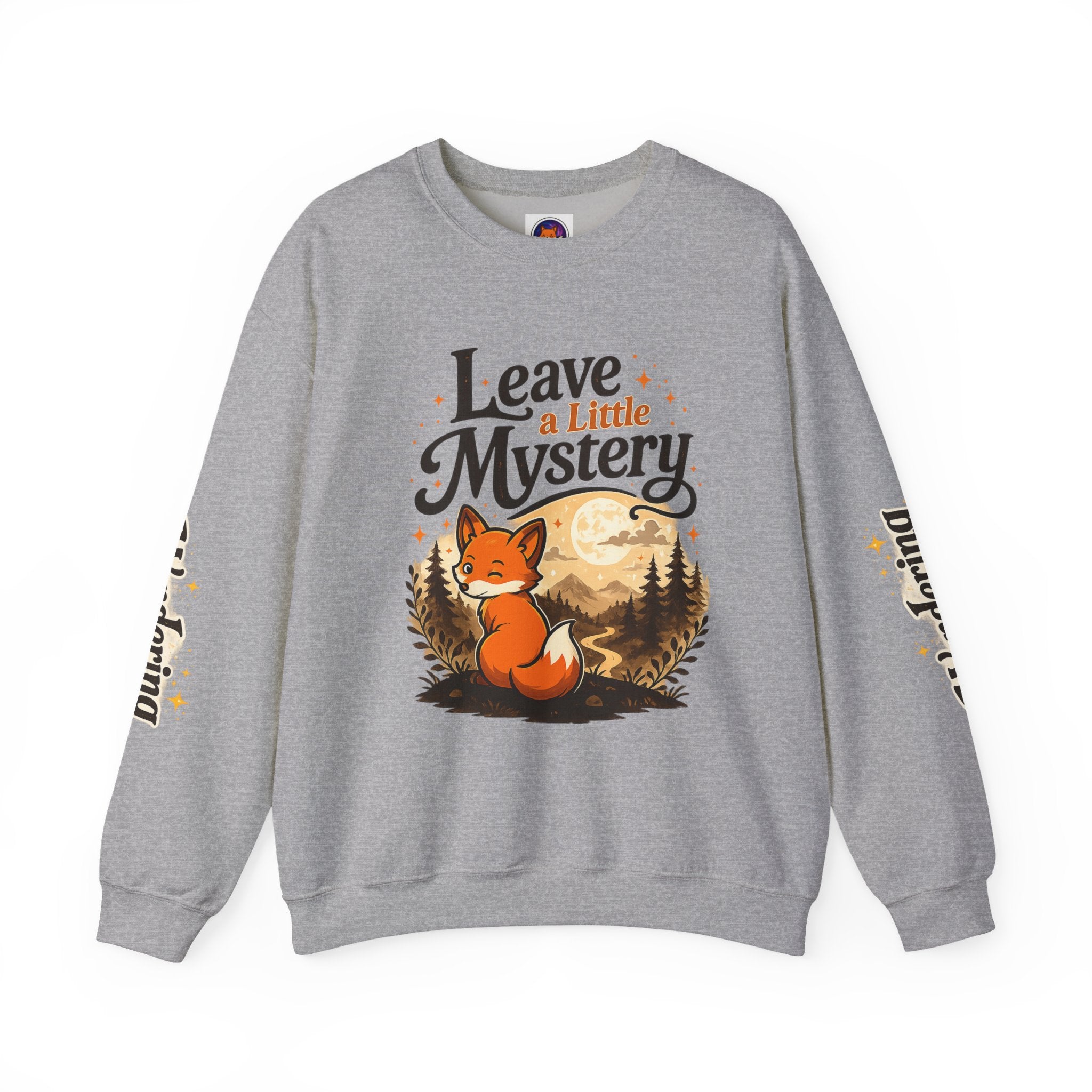 Leave A Little Mystery/Heavy Blend™ Crewneck Sweatshirt